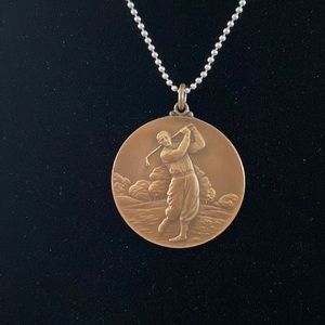 Vintage golf medal. P2